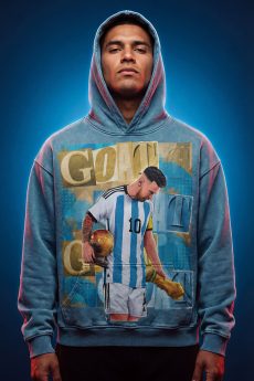 Sudadera con capucha edición Messi x GOAT