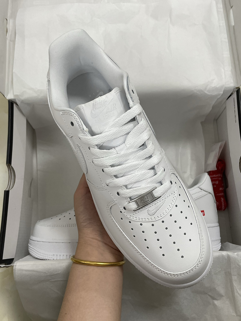 Zapatillas Supreme x Nike Air Force 1 Low - Imagen 8