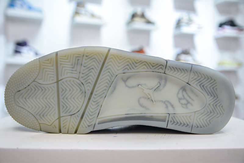 Zapatillas Nike Jordan 4 x Kaws grises - Imagen 11