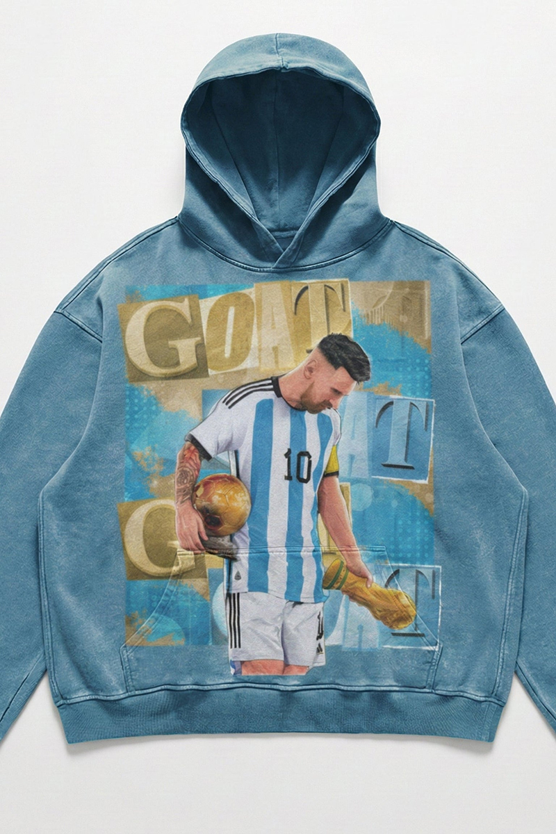 Sudadera con capucha edición Messi x GOAT - Imagen 3