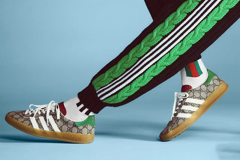Zapatilla Adidas Gazelle × Gucci - Imagen 2