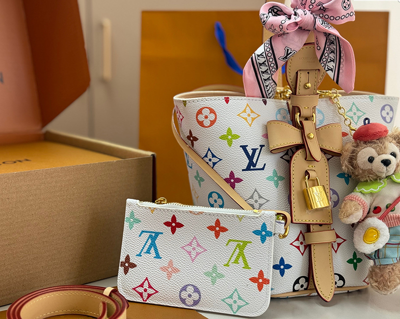 Bolso All In BB con Estampado Monograma Multicolor – Edición Louis Vuitton × Murakami - Imagen 3